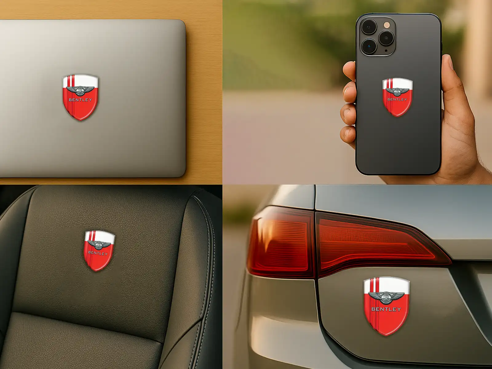 Bentley Stickers Auto-Adhésifs Max Robustes Contemporains Chic